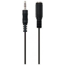 Ewent Cable Audio Estereo 3,5mm/M y 3,5mm/H - 2mt