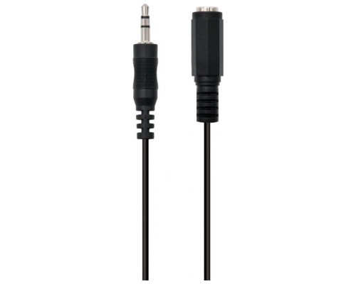 Ewent Cable Audio Estereo 3,5mm/M y 3,5mm/H - 2mt