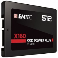 SSD 2.5" 512GB EMTEC X160 3D NAND SATA3 BULK (500GB)