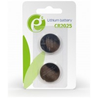 PACK 2 PILAS CR2025 3V LITHIUM BOTÓN GEMBIRD