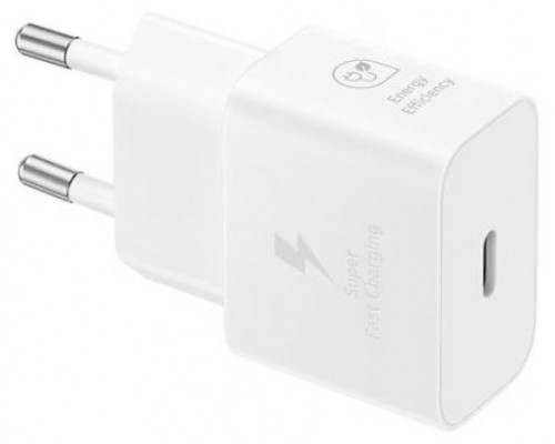 CARGADOR SAMSUNG USB-C 25W GAN WHITE SIN CABLE