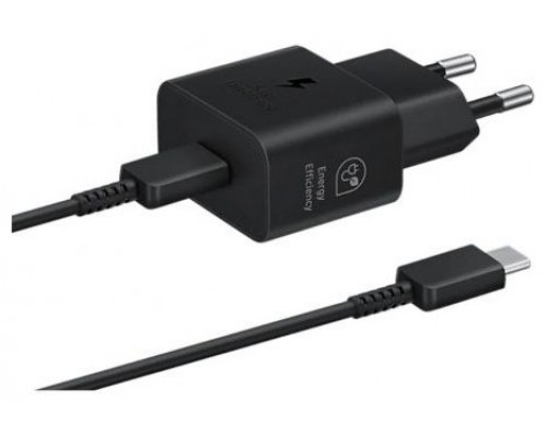 CARGADOR SAMSUNG EP-T2510 USB-C 25W GAN NEGRO CON CABLE