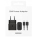 CARGADOR SAMSUNG EP-T2510 USB-C 25W GAN NEGRO CON CABLE