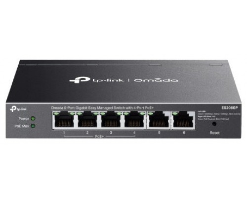 TP-Link ES206GP Switch 4xGb PoE+ 2xGb 65W Desktop