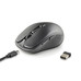 NGS Raton Inalambrico Recargable Silencioso Negro