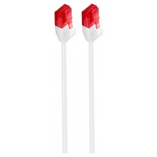 CABLE RED SLIM EWENT CAT6 U/UTP 0,25M BLANCO