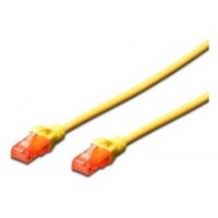 CABLE DE RED CAT 6 U/UTP DE 5,0 METROS EN COLOR AMARILLO.