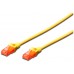 CABLE DE RED CAT 6 U/UTP DE 5,0 METROS EN COLOR AMARILLO.