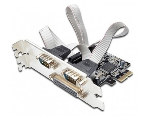 TARJETA PCI-E 2xSERIE 1xPARALELO EWENT