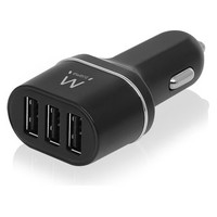 Cargador usb ewent coche 3 puertos-5MR Cargador usb ewent coche 3 puertos