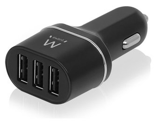 Cargador usb ewent coche 3 puertos-MR5 Cargador usb ewent coche 3 puertos