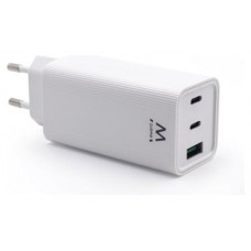 EWENT Cargador carga rapido 65w usb-c y usb-a