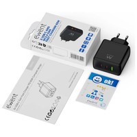 EWENT Cargador Gan Fast 65W 2 USB-C PD-1USB-A QC-11IA EWENT Cargador Gan Fast 65W 2 USB-C PD-1USB-A QC