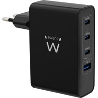 EWENT Cargador Gan Fast 100W 4 USB-18IA EWENT Cargador Gan Fast 100W 4 USB