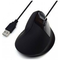 RATON USB EWENT ERGONOMICO OPTICO HASTA 1800 DPI 5 BOTONES NEGRO