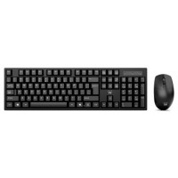 COMBO INALAMBRICO EWENT TECLADO Y RATON ESPAÑOL NEGRO TECLAS PROGRAMABLES