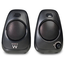 Altavoces ewent 2.0 ew3527 negro