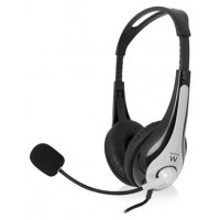 EWENT EW3562 Auriculares + Micrófono Stéreo negro