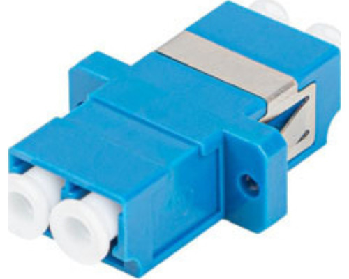 ADAPTADOR FIBRA OPTICA LANBERG LC/UPC MONOMODO DUPLEX AZUL