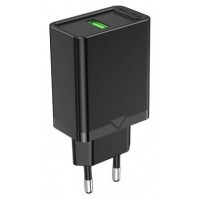 CARGADOR PARED 18W USB-A 3A NEGRO VENTION