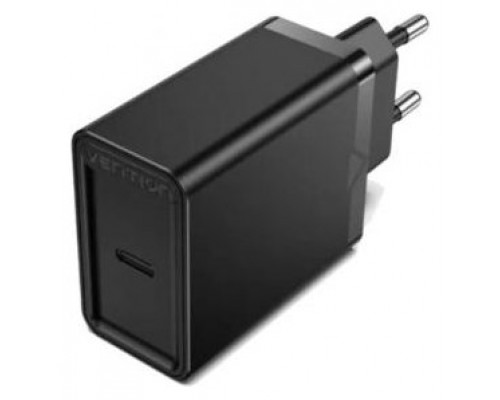 CARGADOR PARED 30W USB-C 2.4A NEGRO VENTION