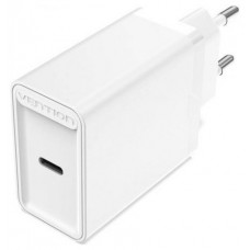 CARGADOR PARED 30W USB-C 2.4A BLANCO VENTION