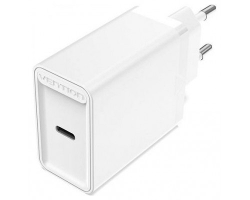 CARGADOR PARED 30W USB-C 2.4A BLANCO VENTION