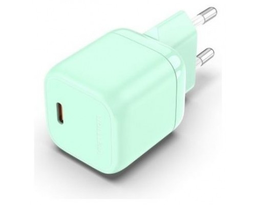 CARGADOR PARED 30W USB-C 3A VERDE VENTION