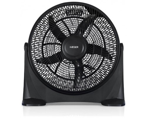 VENTILADOR DE SUELO SEMI INDUSTRIAL HOVER WIND NEGRO HAEGER