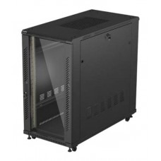 ARMARIO LANBERG RACK 19" 22U 600X1200 FLAT PACK PUERTA CRISTAL NEGRO