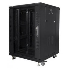 ARMARIO RACK LANBERG 15U 600X600 AUTO ENSAMBLADO 19" HASTA 800KG NEGRO