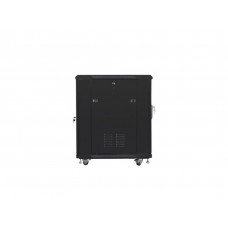 ARMARIO RACK LANBERG 19? 15U 600X800 FLAT PACK NEGRO PUERTA MALLA