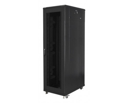 ARMARIO LANBERG RACK 19" 42U 800X1000 FLAT PACK PUERTA PERFORADA NEGRO-DI183 ARMARIO LANBERG RACK 19" 42U 800X1000 FLAT PACK PUERTA PERFORADA NEGRO