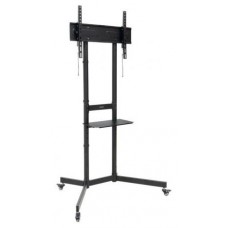 SOPORTE SUELO TOOQ RUEDAS "KEFREN" 37-70" NEGRO