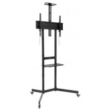 SOPORTE SUELO TOOQ RUEDAS "NEFERTITI" 37-70" NEGRO