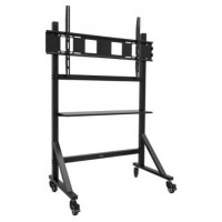 SOPORTE SUELO OPTIMUS CON RUEDAS 60""-105" NEGRO TOOQ
