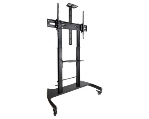 SOPORTE SUELO ARES CON RUEDAS 60""-100"" NEGRO TOOQ