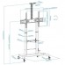 Tooq Soporte Suelo/Pared fijo HIPERION 55"-100"-IA59 Tooq Soporte Suelo/Pared fijo HIPERION 55"-100"