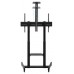 SOPORTE SUELO CON RUEDAS AQUILES 60""-100"" NEGRO TOOQ