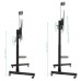 SOPORTE SUELO CON RUEDAS AQUILES 60""-100"" NEGRO TOOQ