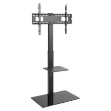 SOPORTE DE SUELO AISENS CON BANDEJA DVD 37"-70" 40KG