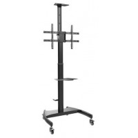 SOPORTE SUELO AISENS RUEDAS Y MANIVELA DVD CAMARA MONITOR TV 50KG 37-70