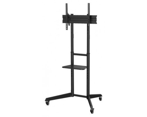 SOPORTE SUELO AISENS RUEDAS BANDEJA DVD PANTALLA 50KG 37-70