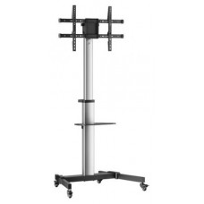 SOPORTE SUELO AISENS RUEDAS BANDEJA DVD PANTALLA 50KG 37-86