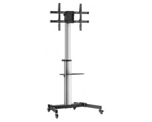 SOPORTE SUELO AISENS RUEDAS BANDEJA DVD PANTALLA 50KG 37-86