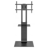 SOPORTE AISENS SUELO BANDEJA DVD PARA MONITOR TV 50KG 37-86 NEGRO
