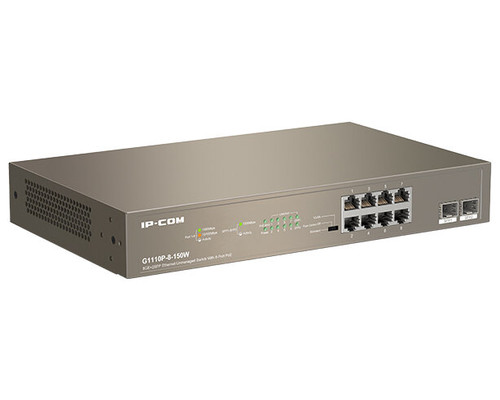 Switch ip - com g1110p - 8 - 150w 10 puertos-MR17 Switch ip - com g1110p - 8 - 150w 10 puertos