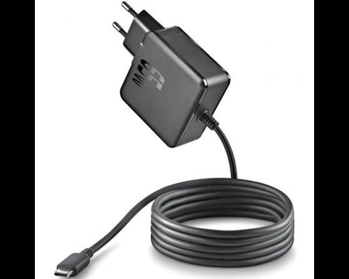 CARGADOR PARED GaN USB-C 65W NEGRO NGS