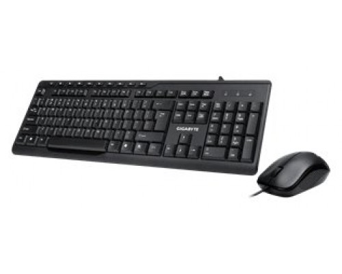 COMBO TECLADO RATON GIGABYTE KM6300 NEGRO USB