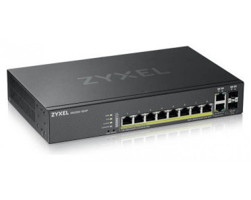 SWITCH ZYXEL GS2220-10HP CPNT8 PORT GB L2 POE+ SWITCH